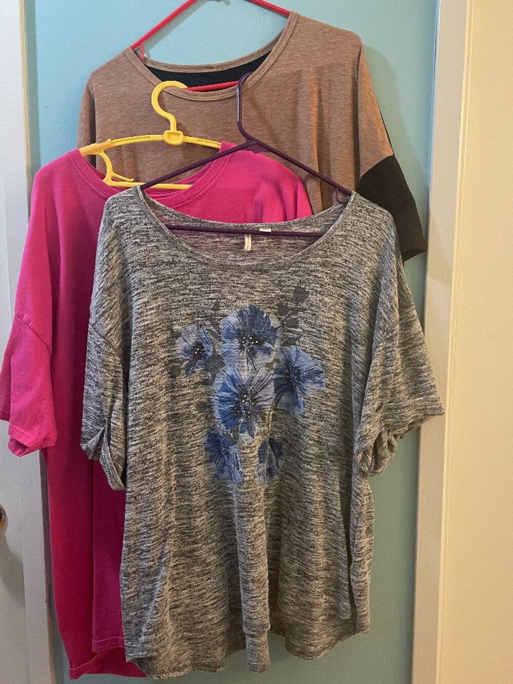 Lot Of 3 Plus Size Tops,  23"-24" Pit-to-pit